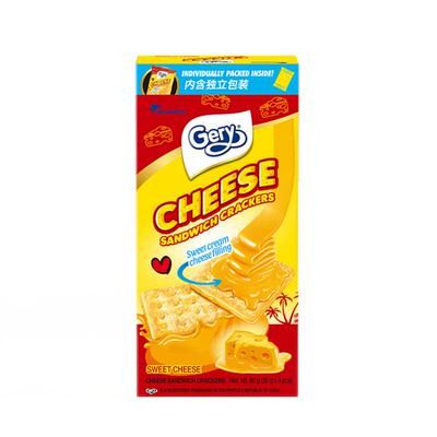 【自营】Gery芝士奶酪饼干印尼进口夹心涂层椰子味独立包装80g