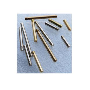 配件金银色单头十字一字长螺杆棍子男女箱包锁扣提手扣子螺丝杆子