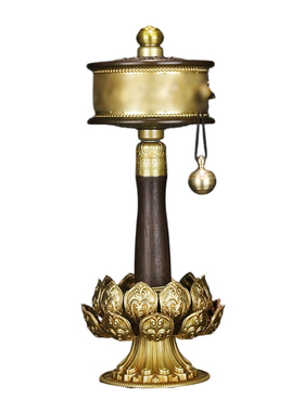 慧宝黄铜手持民族风桌面摆件