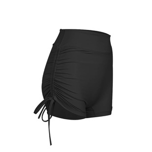 三分瑜伽短裤女高腰收腹瑜伽裤速干跑步训练高腰抽绳舞蹈健身裤夏