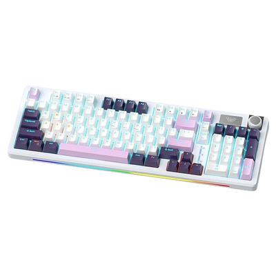 狼蛛S98机械键盘有线键鼠套装Gasket结构96键全键热插拔游戏电竞