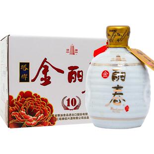 塔牌10年金丽春350ml*六瓶装整箱十年基酒半干型花雕酒绍兴产黄酒