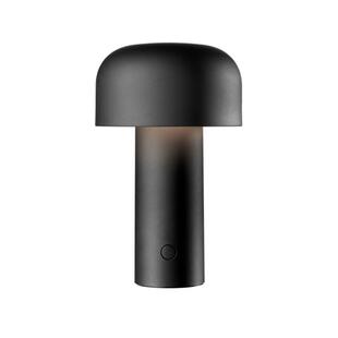 【38礼物】FLOS Bellhop便携式台灯充电蘑菇灯黑色卧室床头书房