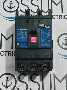 三菱NF100SP无保险丝断路器50A3POLE220VAC免运费
