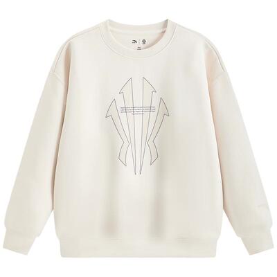 安踏儿童男大童针织套头衫