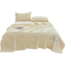 新疆棉花纯棉夏凉被100全棉可机洗水洗空调被春秋单人夏天薄被子