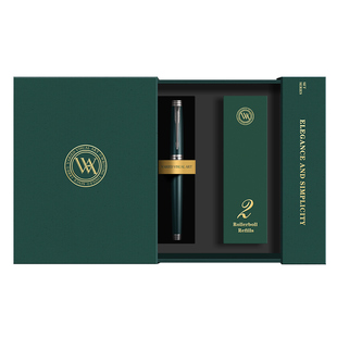 VVA签字笔商务高档国风礼盒男士宝珠笔金属中性笔圆珠笔高端定制礼盒套装女士生日礼物宝珠笔私人刻字定制