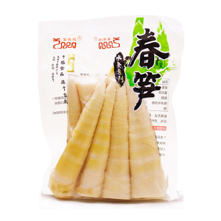 富春龙水煮春笋500克特产竹笋干火锅炒菜商用嫩笋尖新鲜自然凉拌