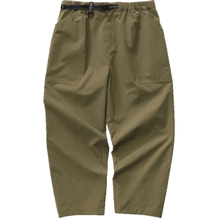 【官方正品】nautica whitesail路亚格纹肌理多层口袋宽松气球裤
