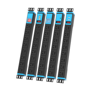 良工pdu机柜插座机房排插电源多孔桌下面电竞插线板防雷工业插排