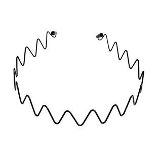 男士黑色波浪发箍女款洗脸头箍短发过渡期神器隐形高颅顶发捆发卡