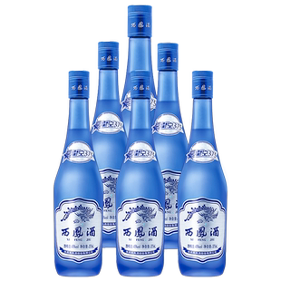 2018年产西凤酒45度6瓶装星空375 西凤375酒绵柔凤香型粮食酒白酒