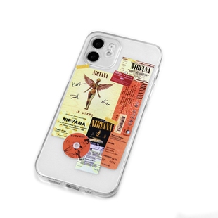 nirvana涅槃乐队柯本华为荣耀小米OPPO红米三星vivo一加iQOO手机壳适用苹果13iPhone12promax14plus11xr15