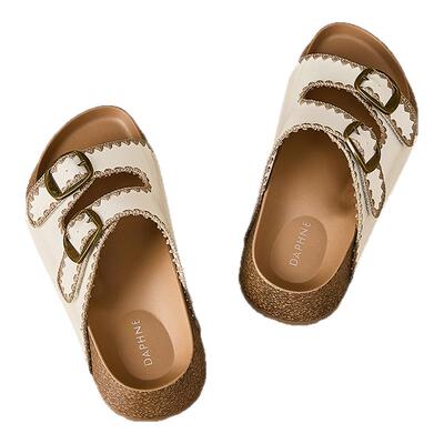 达芙妮2026新款时尚厚底拖鞋