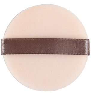 香蕉粉饼粉扑替换植绒密散粉定妆专用绒面圆形薄小号essence粉扑