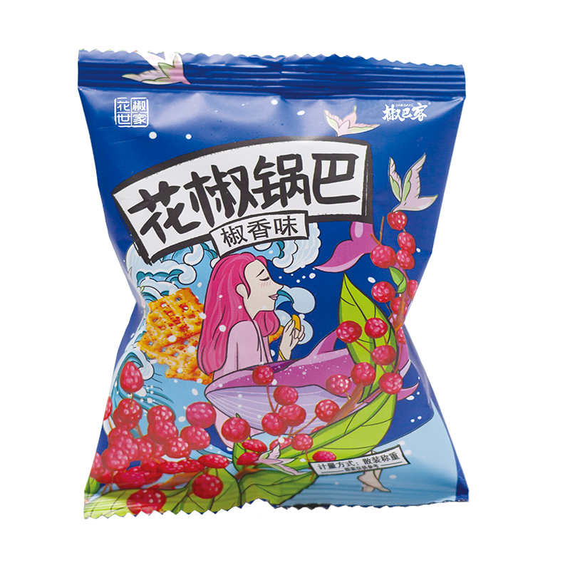 椒巴客花椒世家锅巴小包装老灶手工锅巴办公室解馋零食官方旗舰店
