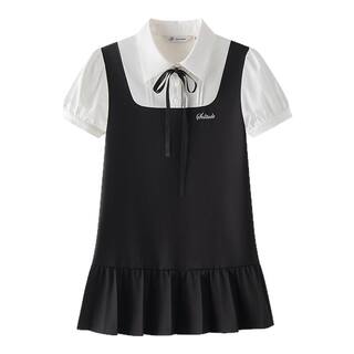 背带裙子女夏季学院风甜美可爱吊带裙衬衫连衣裙套装东京岁时记jk