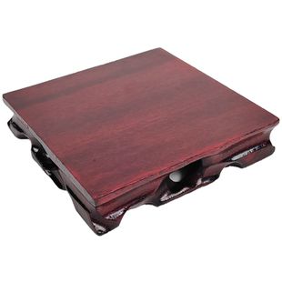 实木奇石底座玉石头佛像泰山石花瓶花盆栽茶壶摆件鱼缸长方形托架