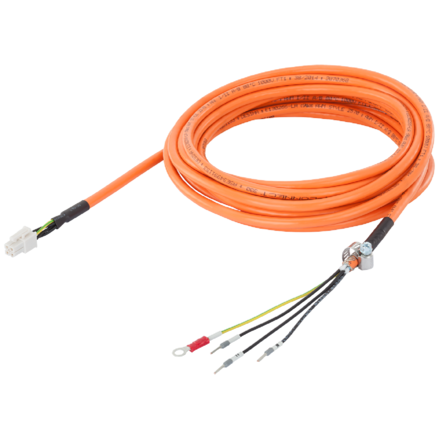 议价西门子电源线 预制 4x 1.5，用于电机 S-1FL6 HI 400 V 带V70