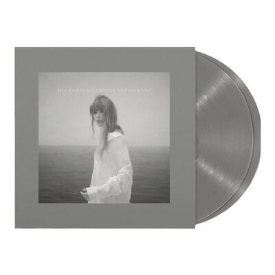 进口 TaylorSwift泰勒 苦难诗社TTPD 信天翁版 美版灰黑胶唱片2LP