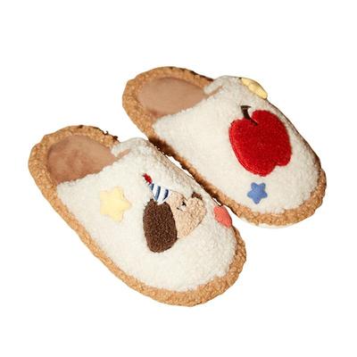 果壳女棉拖鞋可爱防滑地板拖