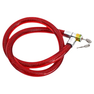 自行车锁钢丝锁单车锁山地车锁钢缆软锁防盗锁门锁电动车锁链条锁