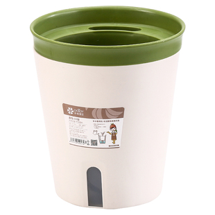 塑料懒人自动吸水捕蝇草专用自吸水花盆防烂根水培盆栽绿萝盆家用