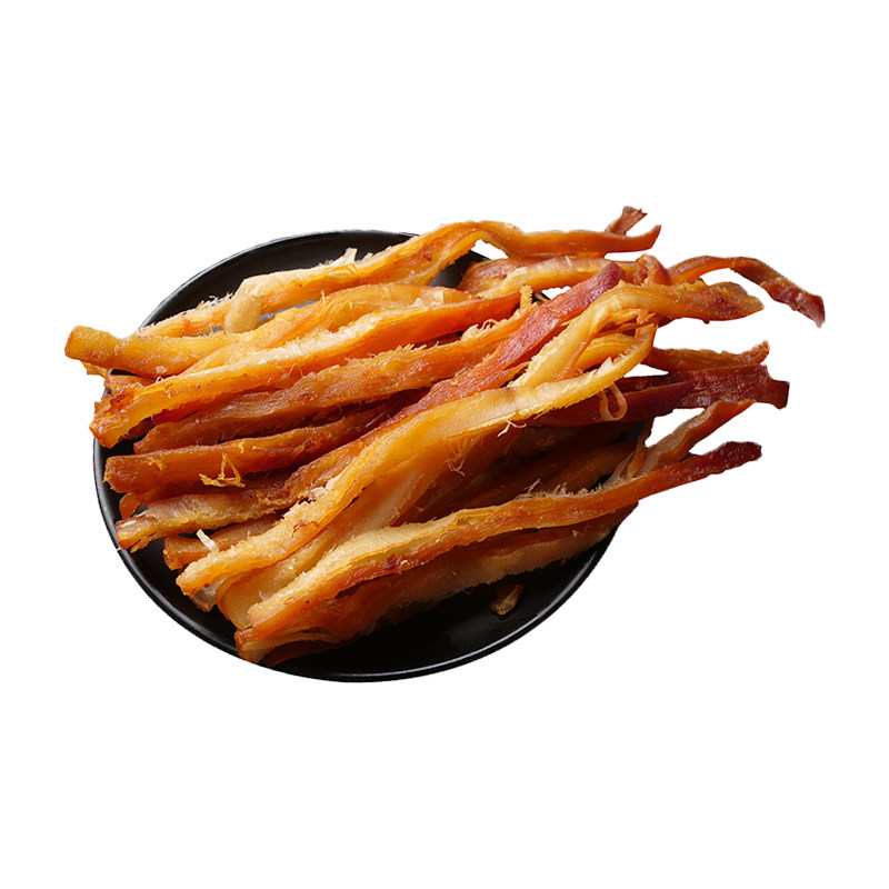炭烤手撕鱿鱼条鱿鱼丝墨鱼条鱼干风琴鱿鱼 500g散装 即食零食特产