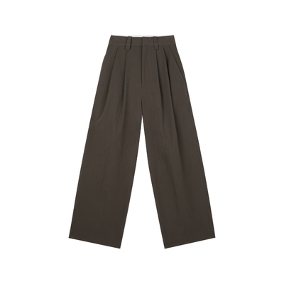 oneup双褶休闲西裤高级感西装裤