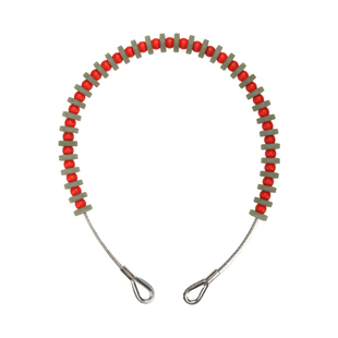 岜哈滑轮钢缆锚点带辅助挽索高空作业救援钢丝绳户外施工连接钢索