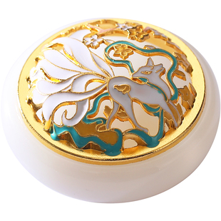 琉璃香炉家用室内小号盘香炉迷你香炉沉香熏香炉香薰炉茶道摆件