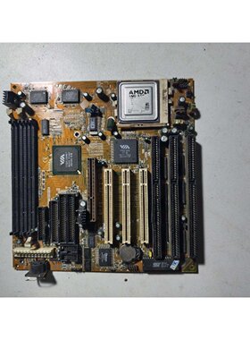 拆机二手古董主板古董CPU AMD-K6议价