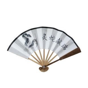 国风迷你竹制小扇子梅妃竹折扇钥匙扣挂件车挂斑竹文玩扇空白便携