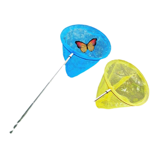 渔网捞鱼儿童可伸缩渔网捕昆虫网捕捞鱼网兜抄网抓蜻蜓蝴蝶玩具