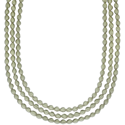 朗睦原创设计手工制作真丝项链女