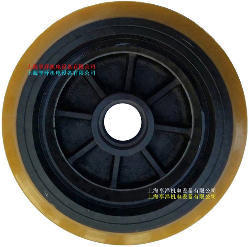 宁波如意西林电动叉车CQD20承重轮后轮子 2T升高机前轮载重轮胎