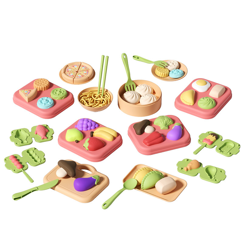 儿童面粉彩泥橡皮泥模具工具套装安全无毒食品级粘土玩具宝宝女孩