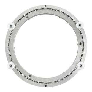 餐桌转盘底座轴承铝合金大理石实木圆桌玻璃桌子转芯旋转家用轨道