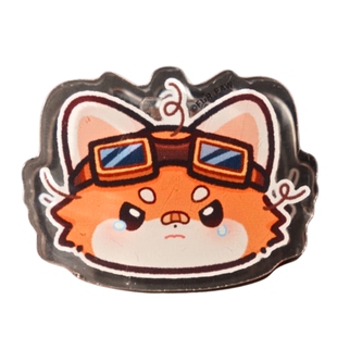 可爱小熊猫PP夹！FurPaw原创周边文创夹子挂件furry优比派小浣熊