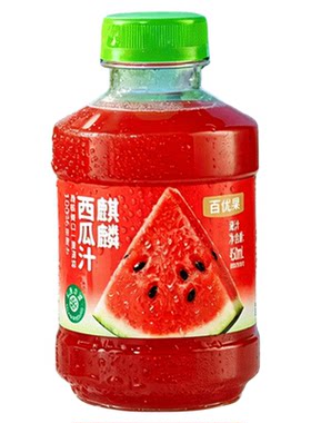 麒麟西瓜汁饮料450ml大瓶装清爽可口劲爽十足解腻解渴果汁饮料