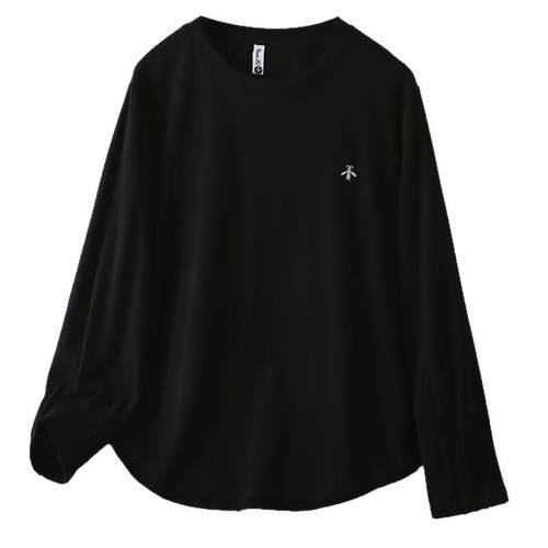 宛宛大码内搭打底衫女早秋2025新款胖mm遮肚显瘦宽松长袖t恤上衣