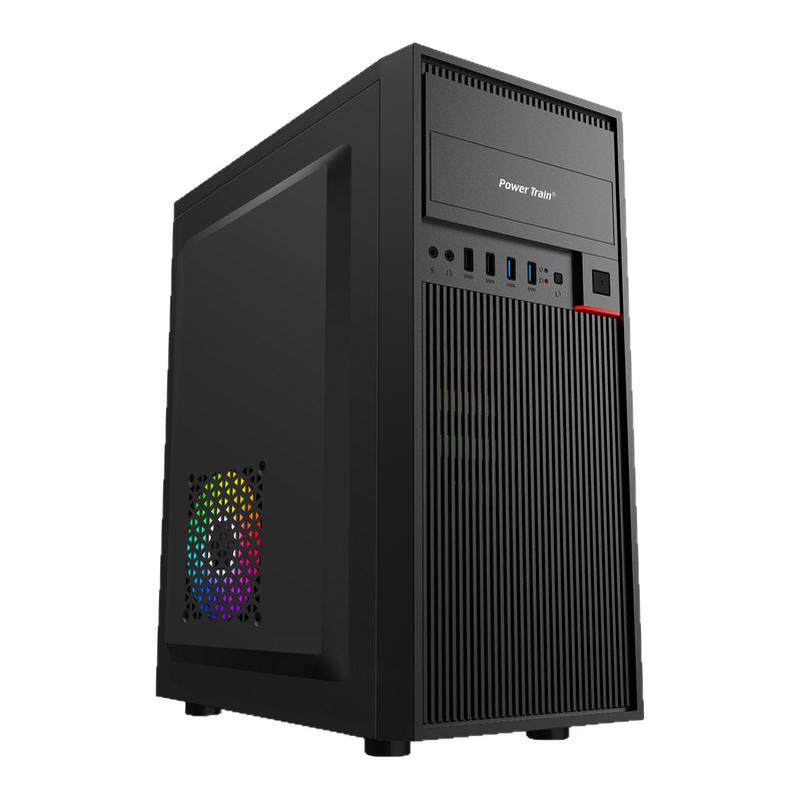 净重5斤 动力火车商耀机箱 台式电脑组装机空外壳 前置两个USB3.0