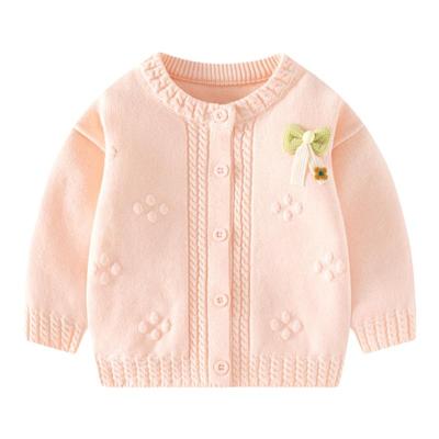 婴儿外套女宝宝针织开衫女童上衣