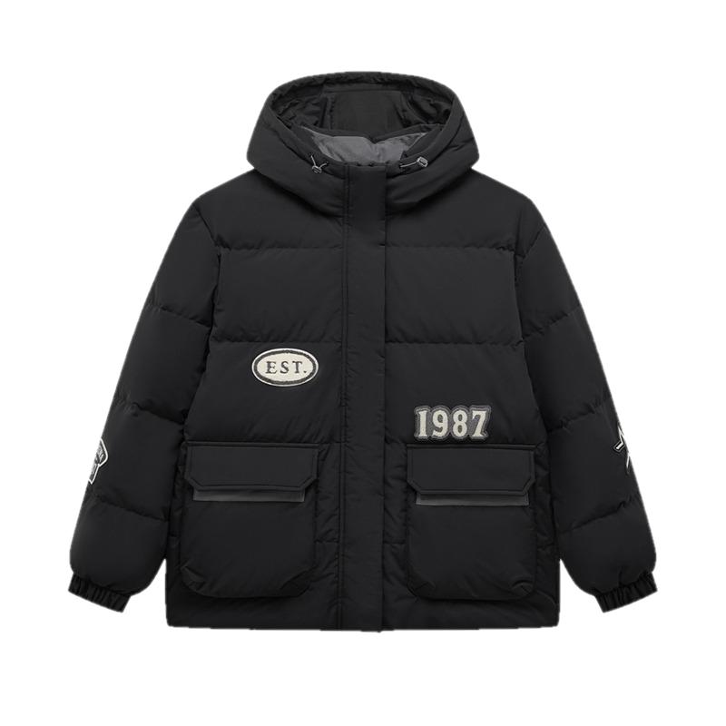 特步高校冬令营羽绒服女官方秋冬新款保暖女装运动上衣运动服外套