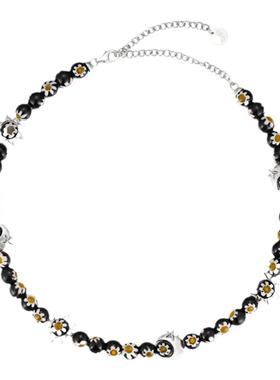 千花琉璃珠素银项链TysGrocery