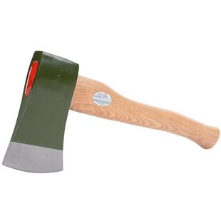 6411正品军绿高硬度工兵钢炮斧头木把破拆车载户外应急砍骨大斧子