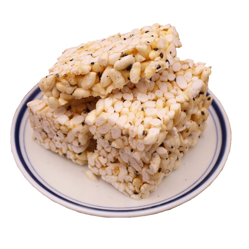 红糖烤糖即食炒米糖台州冻米糖