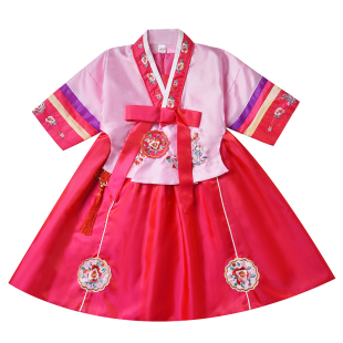 女童韩服少数民族朝鲜服儿童公主礼服中小学生宫廷舞表演服摄影服