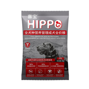 喜宝狗粮成犬通用泰迪柯基金毛柴犬拉布拉多全价粮试吃装30g*6袋