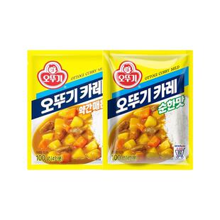 韩国不倒翁咖喱粉 辣味原味调味料酱 100g家用调味品